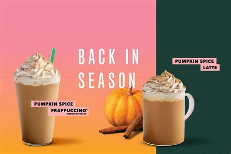 When is Starbucks bringing back the Pumpkin Spice Latte?
